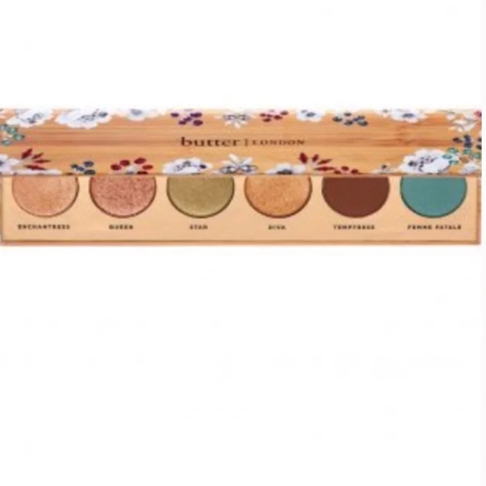 Butter London Natural Goddess Floral Eyeshadow Palette 6 Shades